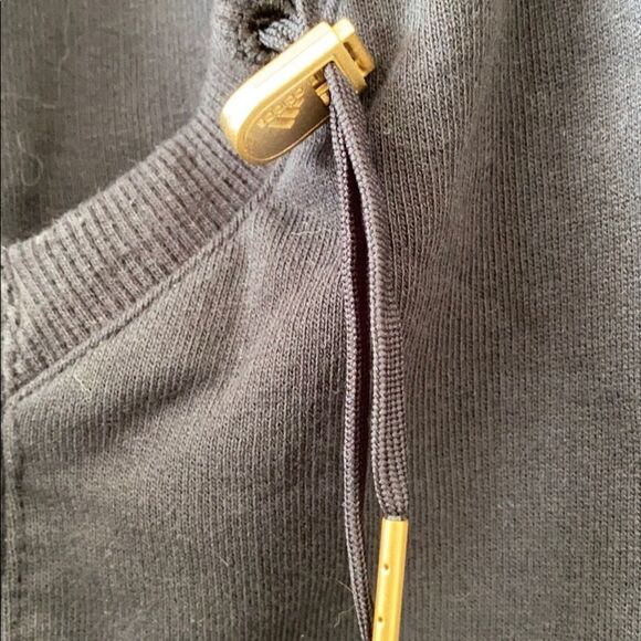 Adidas 3 Stripe back Gold toggle pullover - Picture 6 of 10